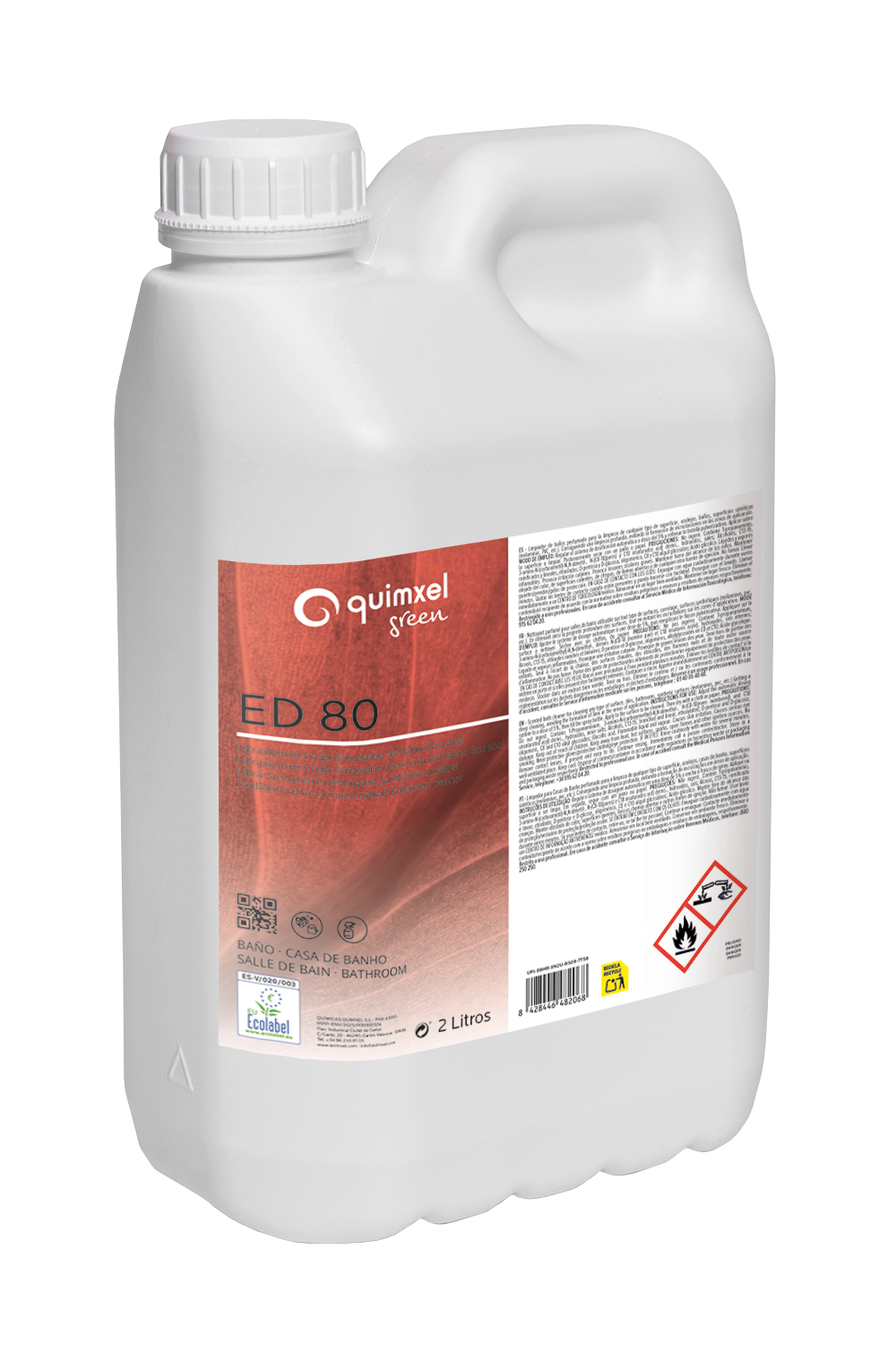 ED 80 – Wysoce skoncentrowany środek do czyszczenia łazienek (EU – ECOLABEL)